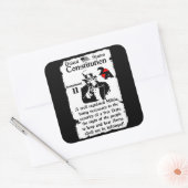 2. Änderung Quadratischer Aufkleber (Umschlag)