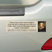 2. ÄNDERUNG QUOTE_01 THOMAS JEFFERSON AUTOAUFKLEBER (Auf Auto)