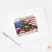 2. Änderung Rechteckiger Aufkleber (Umschlag)