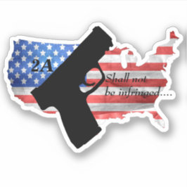 2. Änderung wird nicht durch Pistolenflagge verlet Aufkleber