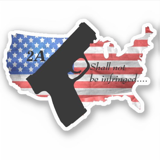 2. Änderung wird nicht durch Pistolenflagge verlet Aufkleber (Vorderseite)