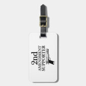 2. ÄNDERUNGS-ANHÄNGER - Gewehrrechte/Konstitution Gepäckanhänger (Vorderseite vertikal)