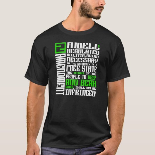 2. Änderungs-Dunkelheits-T - Shirt (Vorderseite)