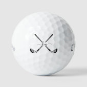 2 Anfangsbuchstaben Golfbälle - Personalisiertes G (Vorderseite)