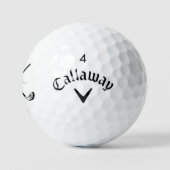 2 Anfangsbuchstaben Golfbälle - Personalisiertes G (Logo)