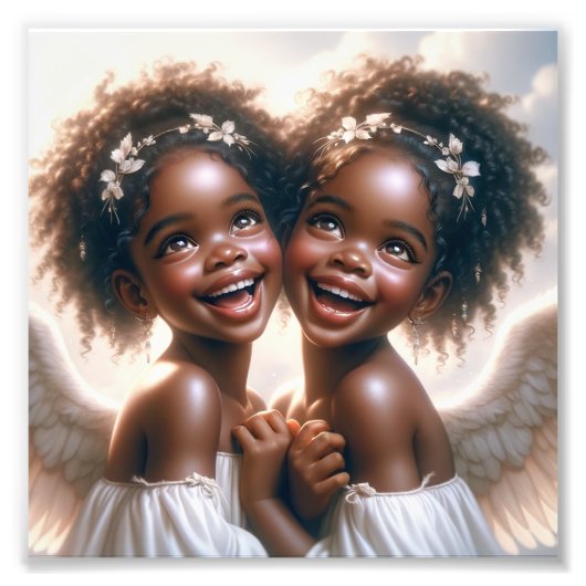 2 Angel Kidz Premium Satin Foto Paper (Vorne)