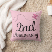 2. Aniversary Feier-Geschenk (Schmetterling) Kissen (Decke)