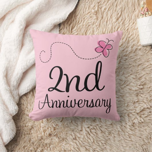 2. Aniversary Feier-Geschenk (Schmetterling) Kissen (Decke)
