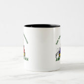 2. ANZEIGE Tierarzt Zweifarbige Tasse (Mittel)