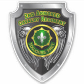 2. Armored Cavalry Regiment ACR Aufkleber (Vorderseite)