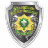 2. Armored Cavalry Regiment ACR Aufkleber (Vorderseite)