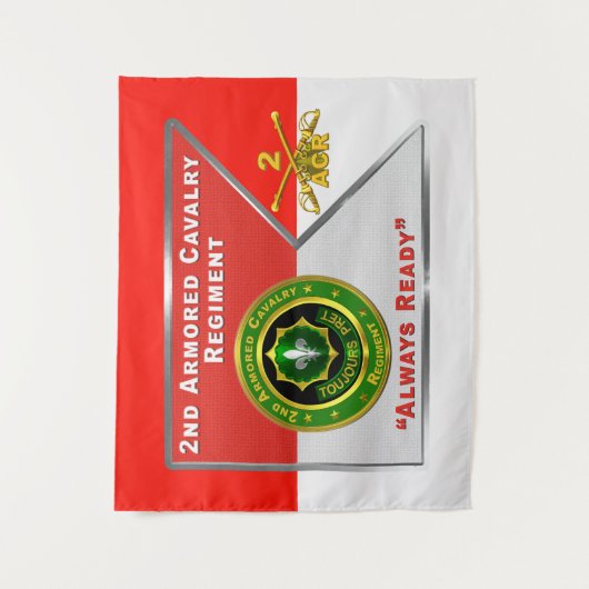 2. Armored Cavalry Regiment ACR Wandteppich (Vorderseite)