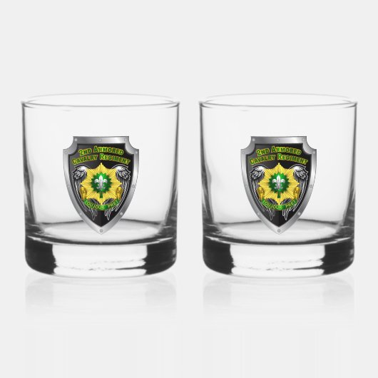 2. Armored Cavalry Regiment ACR Whiskyglas (Vorderseite)