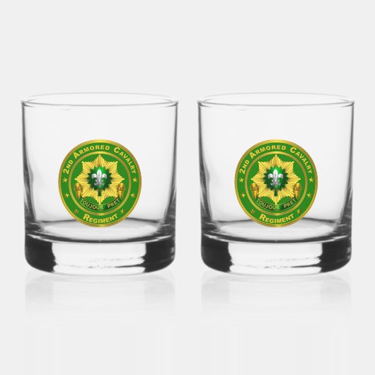 2. Armored Cavalry Regiment ACR Whiskyglas (Vorderseite)