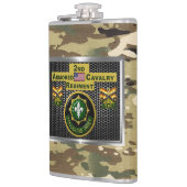 2. Armored Cavalry Regiment "Always Ready" Flachmann (Links)