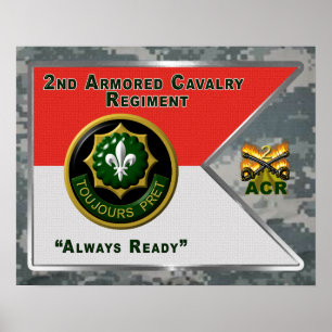 2. Armored Cavalry Regiment "Always Ready" Poster