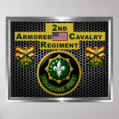 2. Armored Cavalry Regiment "Always Ready" Poster (Vorne)
