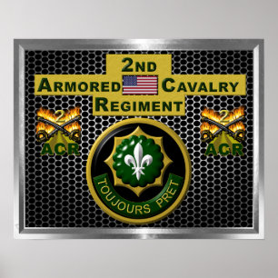 2. Armored Cavalry Regiment "Always Ready" Poster