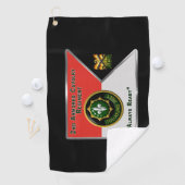 2. Armored Cavalry Regiment Guidon Golfhandtuch (Insitu)