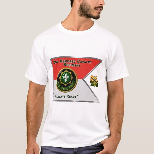 2. Armored Cavalry Regiment Guidon T-Shirt (Vorderseite)