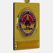2. Armored Division Desert Storm Veteran Banner-Ornament Gold (Rechts)