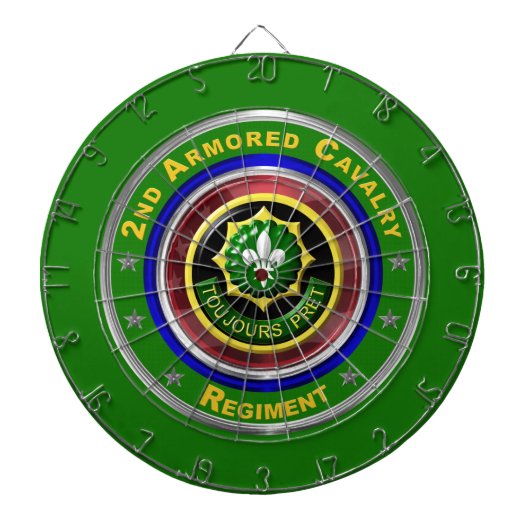 2. Armored Kavallerie Dartscheibe (vorne)