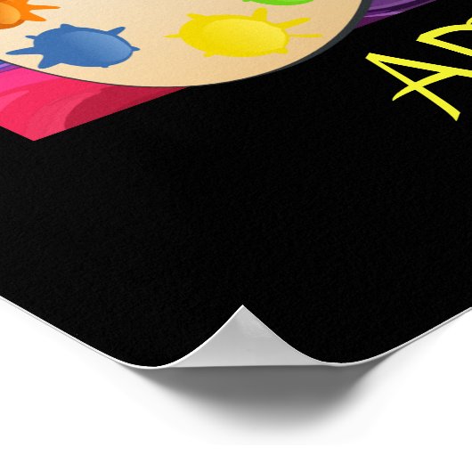 #2 Art Teacher Poster - SRF (Ecke)