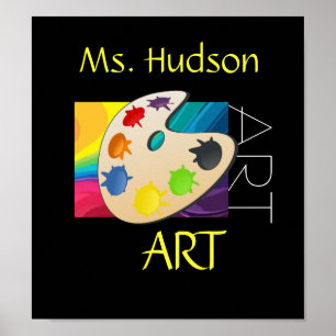 #2 Art Teacher Poster - SRF