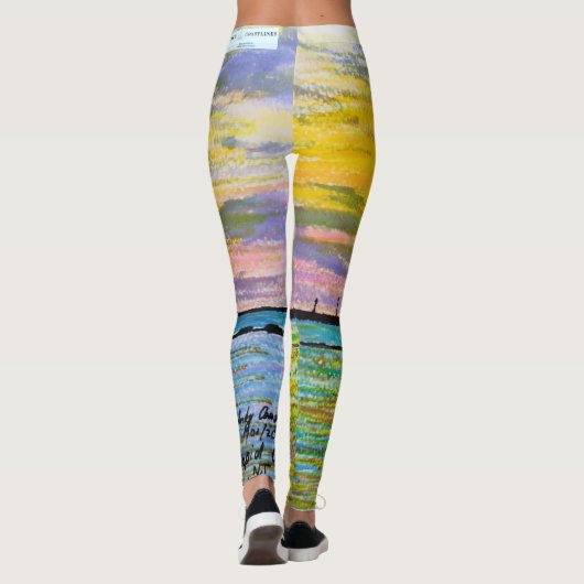 2. Auflage Beachy Sunset Leggings (Rückseite)