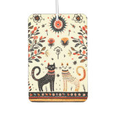 2 Augapfkatzen mit Piramiden Autolufterfrischer (Vorderseite)