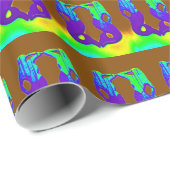 2 aussehendes Merkmal Geschenkpapier (Rolleneckpunkt)