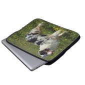 2 Australischer Hirte Laptopschutzhülle (Vorne Knopf)
