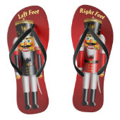 2 Authentische Nutcracker Toy Soldiers Badesandalen (Fußbett)