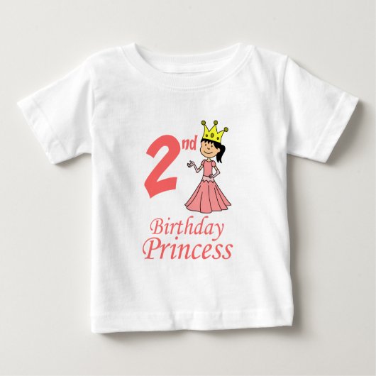 2. Baby Princess Baby T-shirt (Vorderseite)