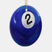 2 Ball Keramikornament (Rechts)