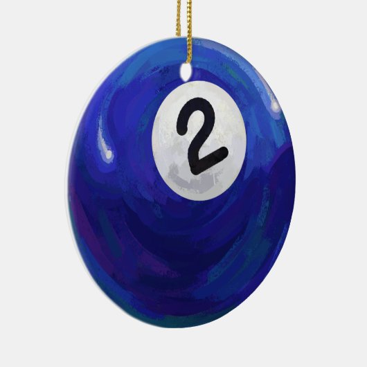 2 Ball Keramikornament (Rechts)