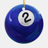 2 Ball Keramikornament (Vorne)
