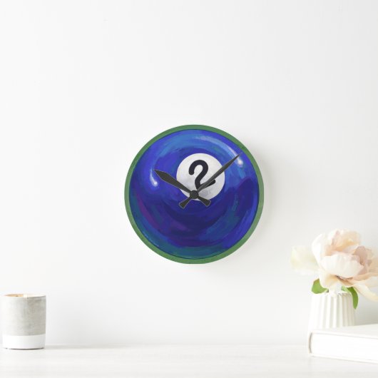 2 Ball Runde Wanduhr (Zuhause)