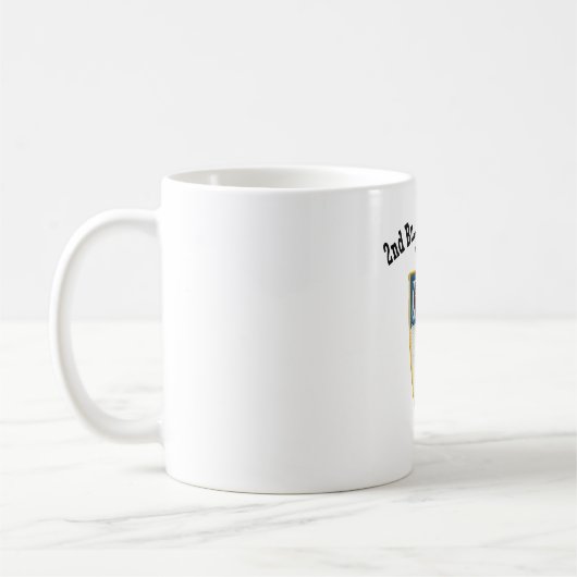 2. Bataillon, 35. Inf "Kaktus-Blau-" - Schale Kaffeetasse (Links)