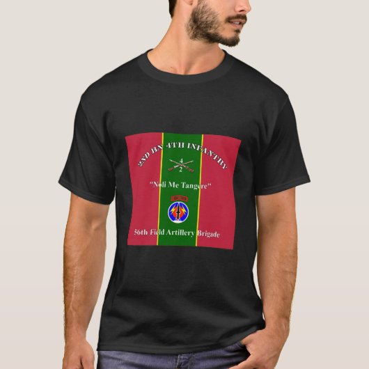 2. Bataillon 4. Infanterie 56. Fa Brigade Print T-Shirt (Vorderseite)