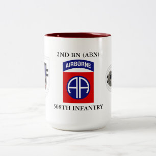 2. BATAILLON-508. INFANTERIE-TASSE ZWEIFARBIGE TASSE