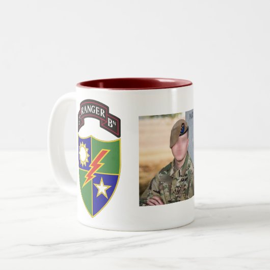 2. Bataillon - 75. Förster-Regiment - Foto-Tasse Zweifarbige Tasse (Vorderseite Links)