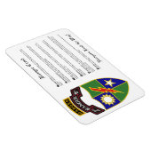 2. Bataillon - 75. Ranger mit Tab Magnet 4x6 (Rechte Seite)