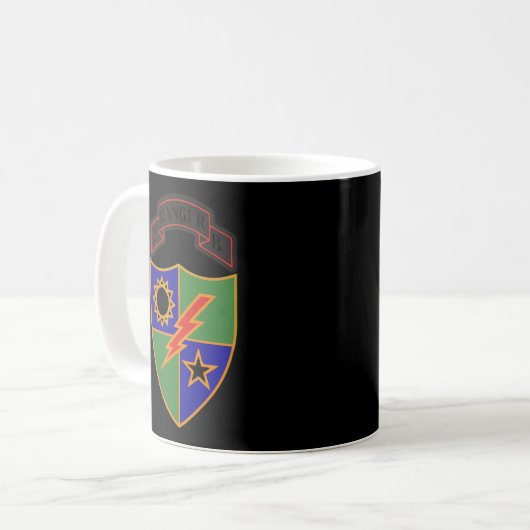 2. Bataillon - 75. Ranger Regiment Hoodie Kaffeetasse (Vorderseite Links)