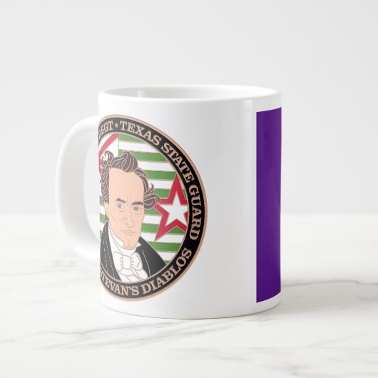 2. Bataillon 8. Regiment Texas Staat Guard Tasse (Vorderseite Links)
