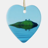 2 Baum-Insel Keramikornament (Rechts)