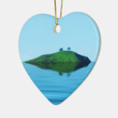 2 Baum-Insel Keramikornament (Links)