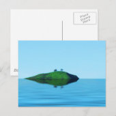2 Bauminsel Postkarte (Vorne/Hinten)