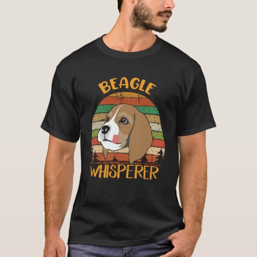 2 Beagle-Flüsterer Beagle T-Shirt (Vorderseite)
