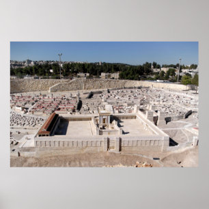 2. Beis HaMikdash (heiliger Tempel in Yerusalem) Poster